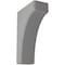 Ekena Millwork 3 1/2"W x 8"D x 12"H Clarksville Wood Vintage Decor Bracket, Pebble Grey BKTWD04X08X12CVPG - alternate 1